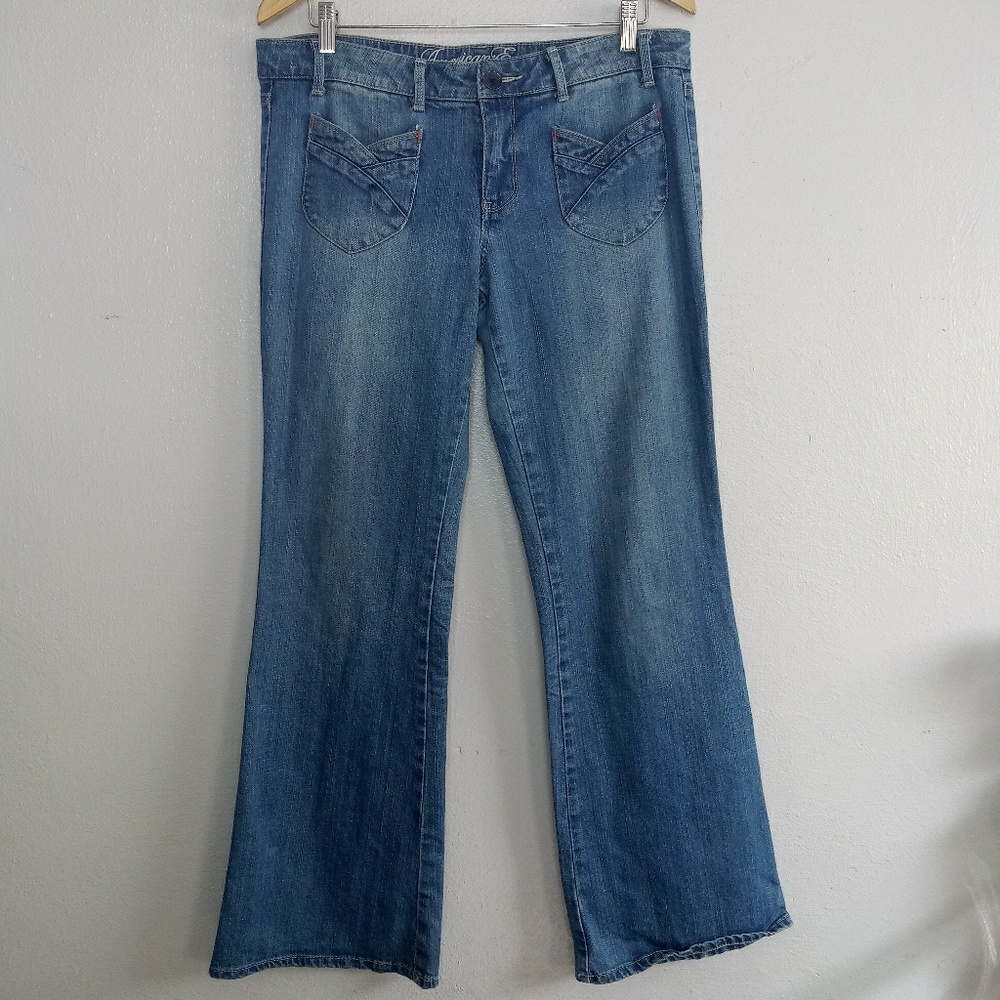 AEO Artist Boho 70s Vibes Wide Leg Vintage…